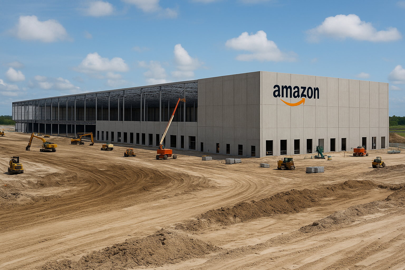 Amazon facility construction project in Seminole County – Sunshine Notices helps contractors file Notice to Owner and protect lien rights